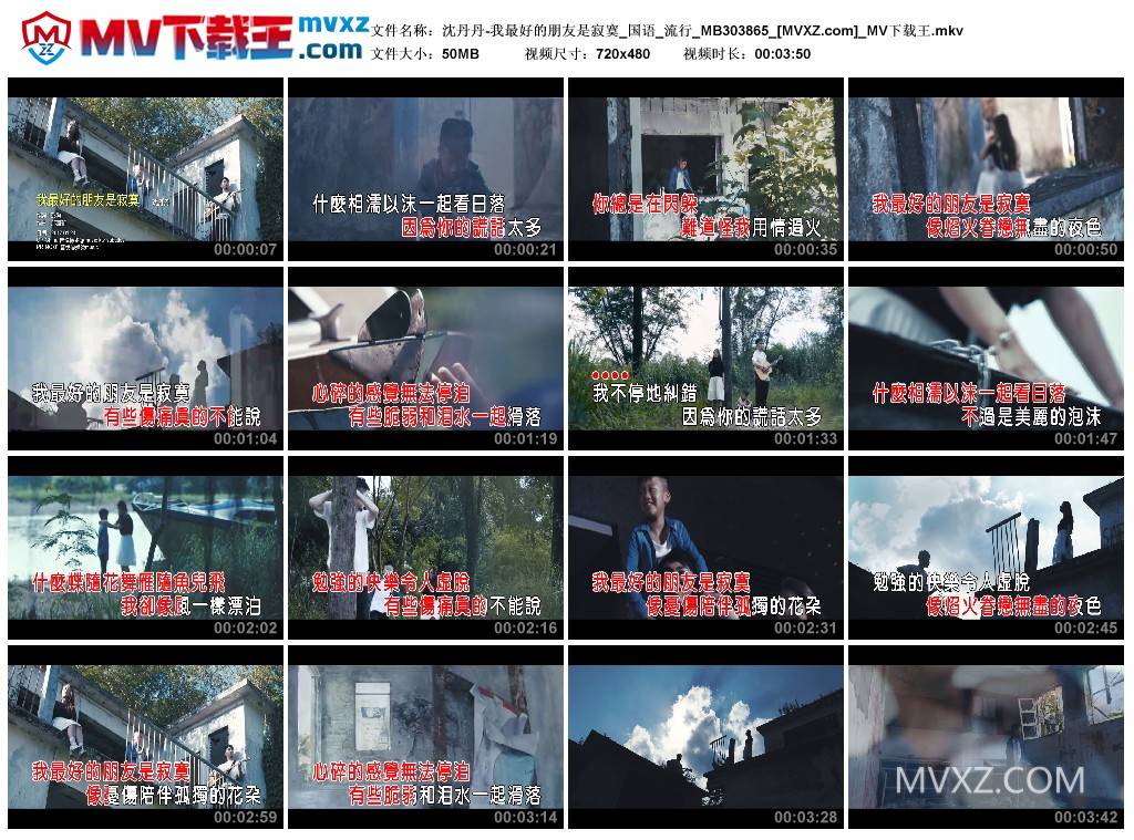 沈丹丹-我最好的朋友是寂寞_国语_流行_MB303865